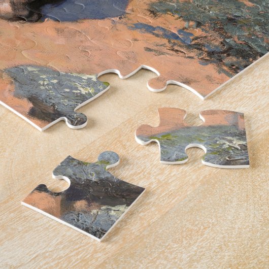 Puzzle Un trappeur indien par Frederic Remington (Côté)