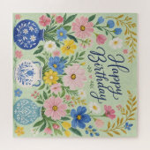 Puzzle Un Trio de Fleurs d'Anniversaire (Horizontal)