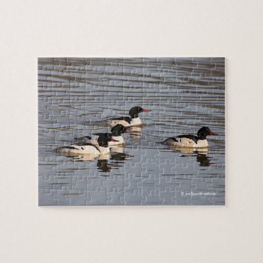 Puzzle Un troupeau de canards mûrs à l'abattoir (Horizontal)