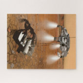 Puzzle Un Véhicule Ascent Quittant Mars. (Horizontal)