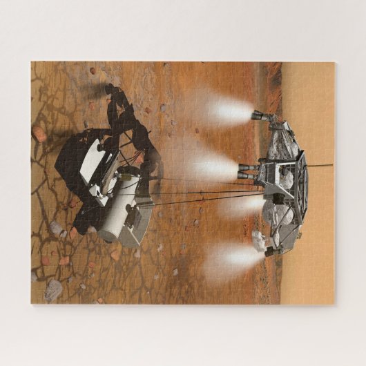 Puzzle Un Véhicule Ascent Quittant Mars. (Horizontal)