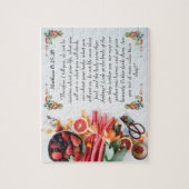 Puzzle Un vers biblique inspirant de Matthieu 6:25 (Vertical)