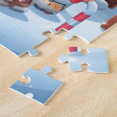 Puzzle Un village de Noël féerique (Côté)