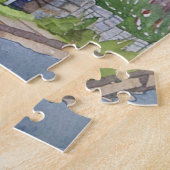 Puzzle Un village écossais paisible (Côté)