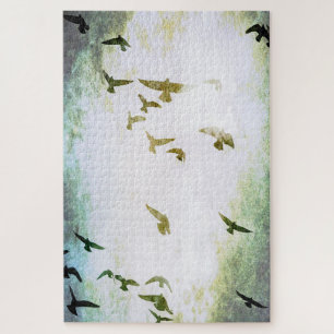Puzzle Un vol d'oiseaux