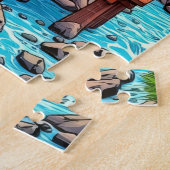 Puzzle Un voyage en train à vapeur (Côté)