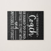 Puzzle Un Vraiment Grand Entraîneur est difficile à trouv (Horizontal)