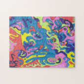 Puzzle "Underwater Playground" Abstract Art (Horizontal)