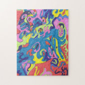 Puzzle "Underwater Playground" Abstract Art (Vertical)