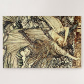 Puzzle « Undine dans les vagues » par Arthur Rackham (Horizontal)
