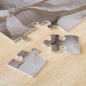 Puzzle Une annonce de grossesse avec une girafe assise do (Côté)