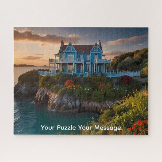 Puzzle Une aquarelle d'une maison abandonnée décrépite (Horizontal)