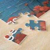 Puzzle Une aquarelle représentant un bateau abandonné déc (Côté)