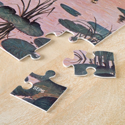 Puzzle Une belle capture par John Clymer (Côté)