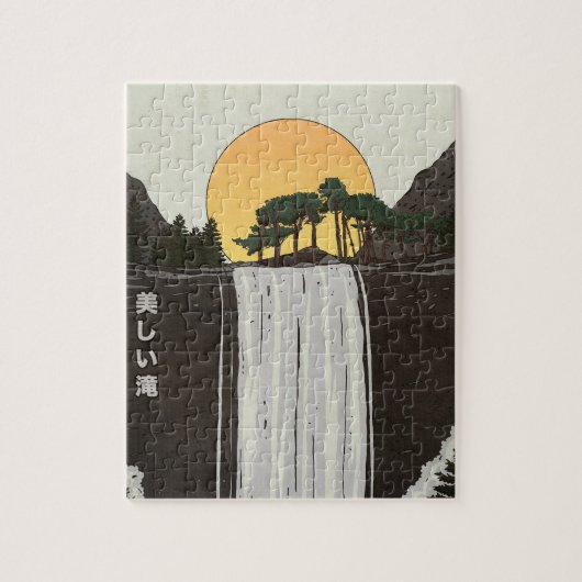 Puzzle Une belle cascade (Vertical)