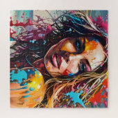 Puzzle Une belle femme à la plage (Horizontal)