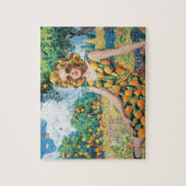 Puzzle Une belle femme dans une Orange Grove (Vertical)