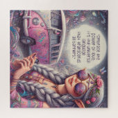 Puzzle Une belle fille hippie (Horizontal)