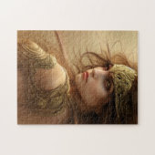 Puzzle Une belle guerrière en armure d'or (Horizontal)