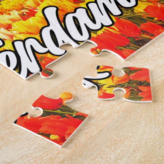 Puzzle Une Belle Journée À Amsterdam, Pays-Bas (Côté)