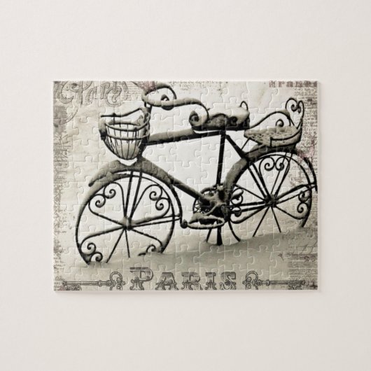 Puzzle Une bicyclette parisienne (Horizontal)