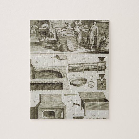Puzzle Une boulangerie et un équipement de cuisson, du (Vertical)