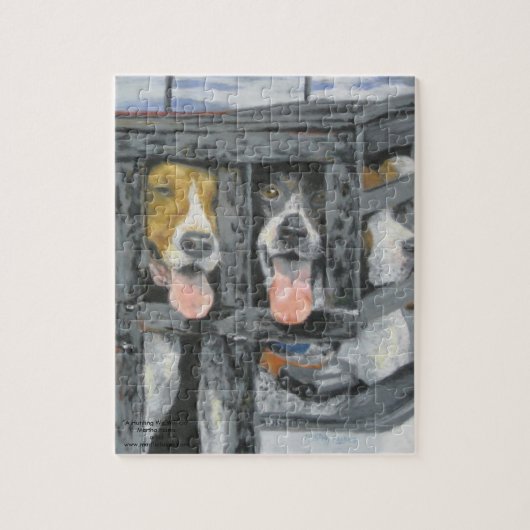 Puzzle "Une chasse nous irons " (Vertical)