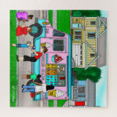 Puzzle Une chaude journée d'été | Une illustration fantas (Horizontal)