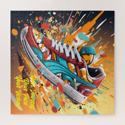 Puzzle Une Chaussure dynamique lancée (Horizontal)