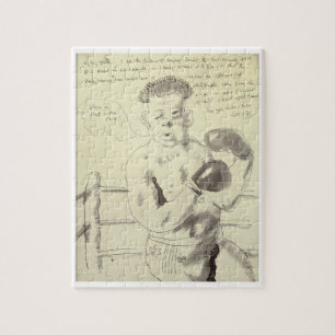 Puzzle Une collection de huit a illustré des lettres à