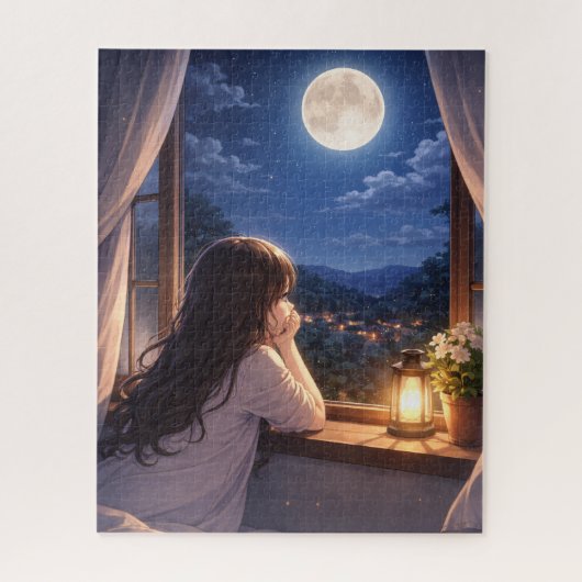 Puzzle Une Conversation Silencieuse avec le Ciel (Vertical)
