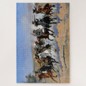 Puzzle Une course pour le bois 1889 Frederic Remington (Vertical)