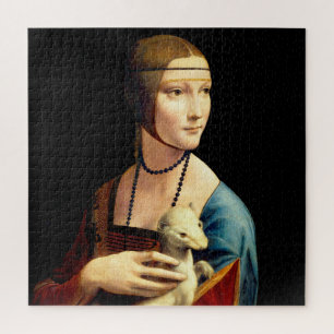 Puzzle Une dame avec une mine par Leonardo Da Vinci