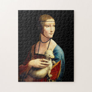 Puzzle Une dame avec une mine par Leonardo Da Vinci