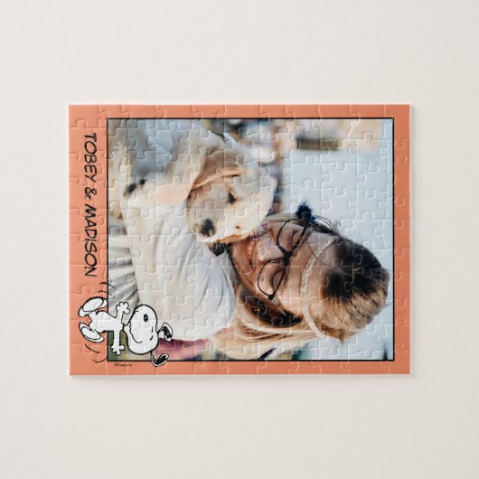Puzzle Une danse joyeuse de Snoopy | Ajouter votre photo (Horizontal)