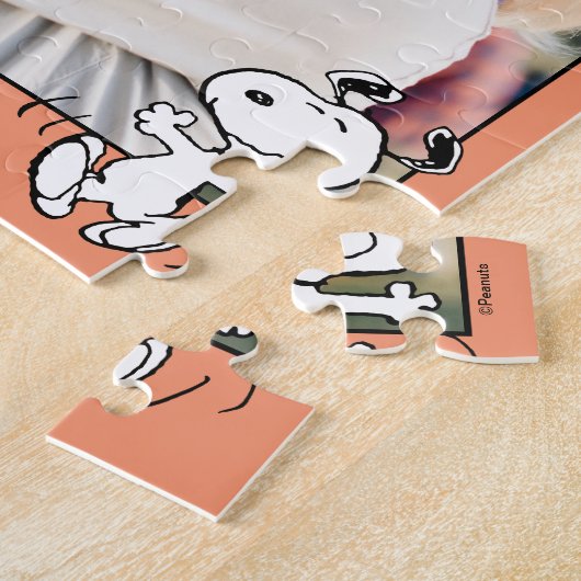 Puzzle Une danse joyeuse de Snoopy | Ajouter votre photo (Côté)