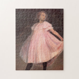 Puzzle Une danseuse en robe rose