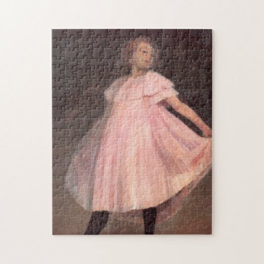 Puzzle Une danseuse en robe rose (Vertical)