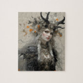 Puzzle Une Déesse païenne Aux Antlers (Vertical)