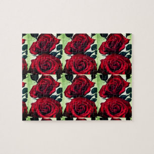 Puzzle Une douzaine de roses