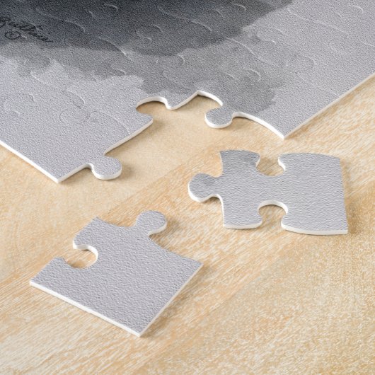 Puzzle Une énorme vague frappe un phare en Ecosse (Côté)