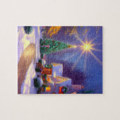 Puzzle Une étoile de Noël brille au-dessus d'un arbre de (Horizontal)