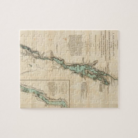 Puzzle Une étude du lac Champlain (Horizontal)