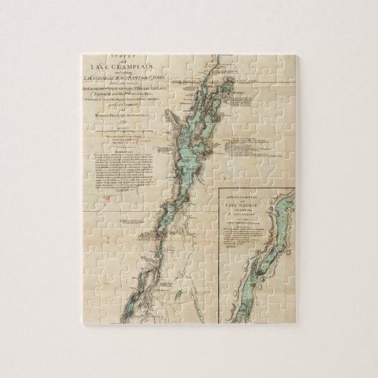 Puzzle Une étude du lac Champlain (Vertical)