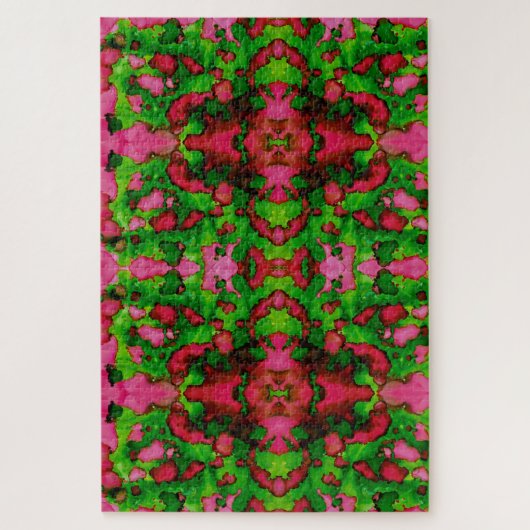 Puzzle Une étude en rose et vert (Vertical)