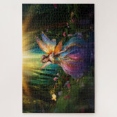 Puzzle Une fée magique dans une forêt enchantée (Vertical)
