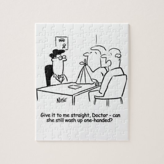 Puzzle Une femme a un bras cassé dans une fronde (Vertical)