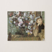 Puzzle Une femme aux chrysanthèmes par Edgar Degas (Horizontal)