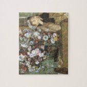 Puzzle Une femme aux chrysanthèmes par Edgar Degas (Vertical)