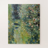 Puzzle Une femme avec un parasol dans un jardin par Augus (Vertical)